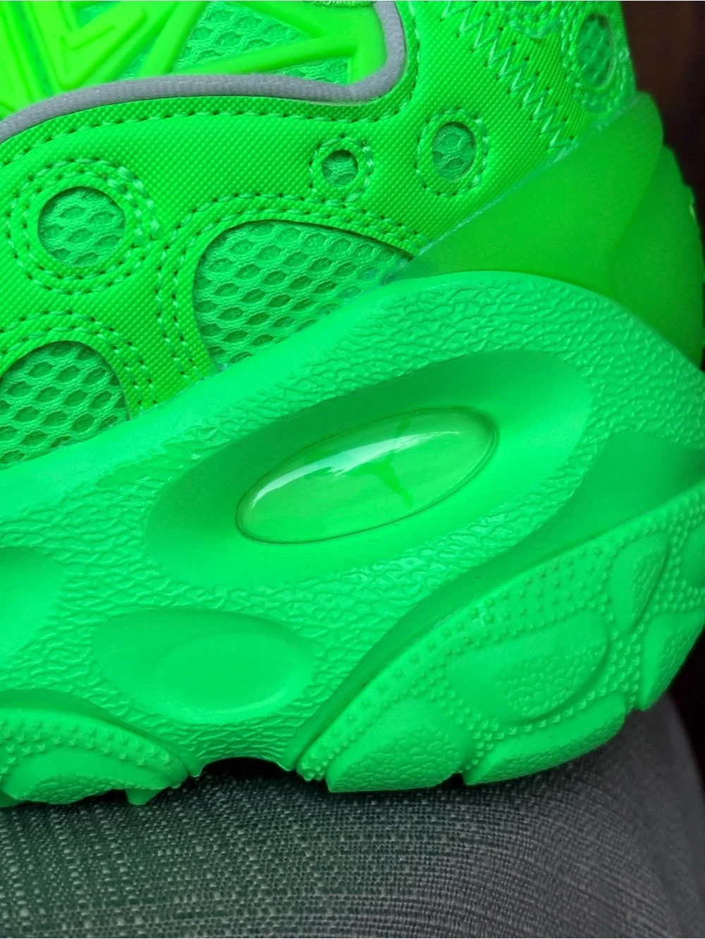 Puma LaFrancé RNR Green Glare Neon Chunky Sneakers NWOB